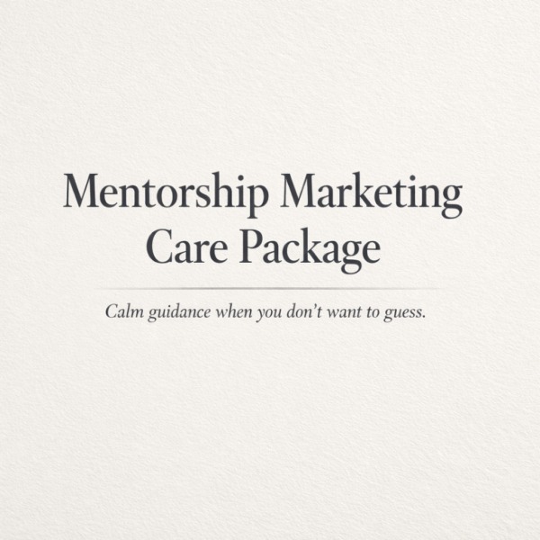 Mentorship Marketing Care Package